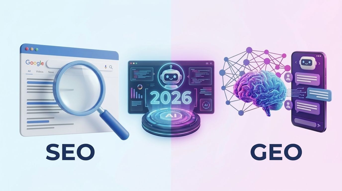 SEO vs GEO: differenze e come ottimizzare per le AI nel 2026